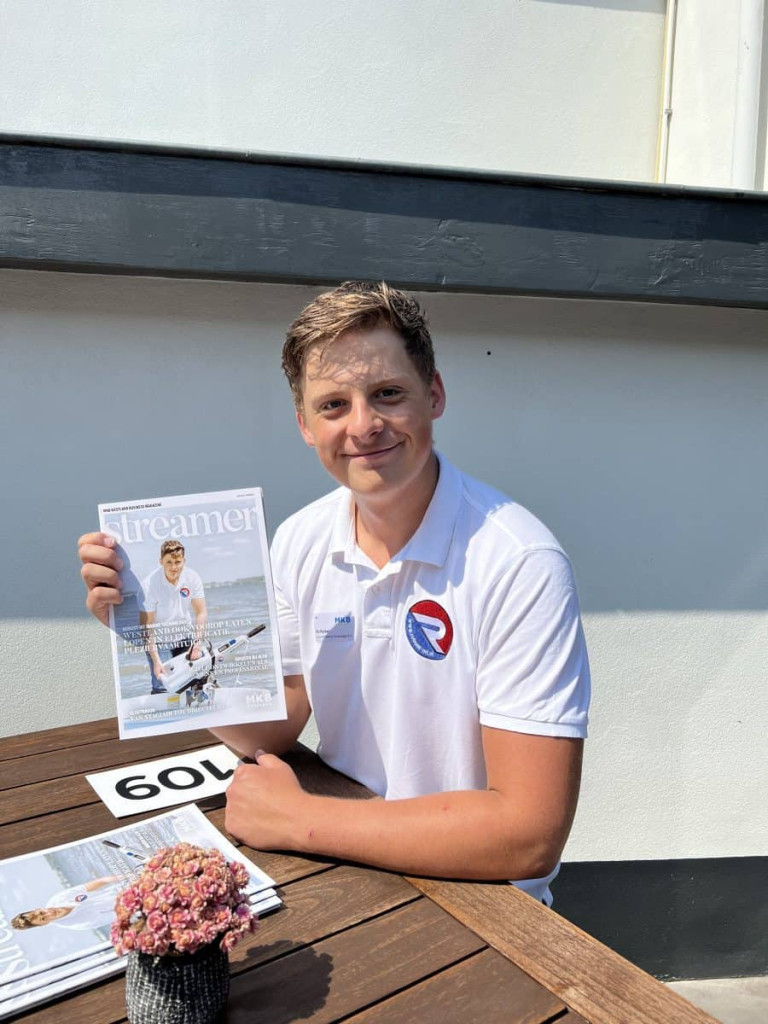 Op de cover van Streamer