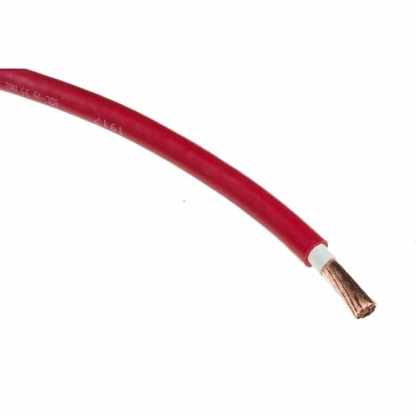 Cable de batería rojo de 95 mm² por metro