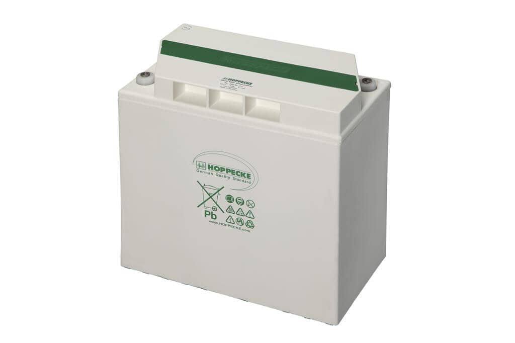 Hoppecke sun power VR L 6 - 370 batterie + câble