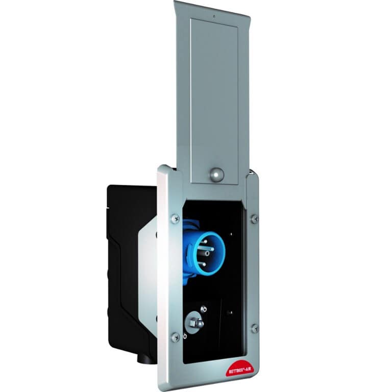 RETTBOX Air WCD + Prise triphasée 440 V 32 A 1H24VMag