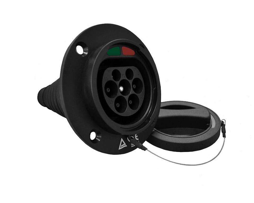 Stosunek Wlot ładowania EV Tryb 3 typ 2 32A IP54