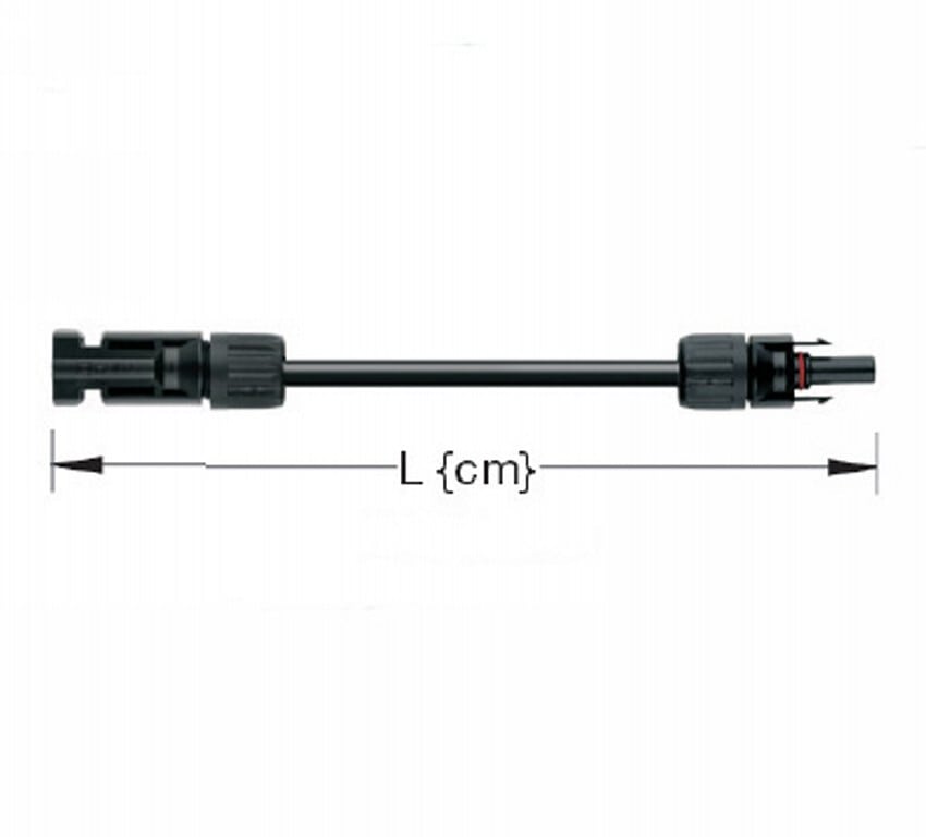 TopSolar kabel 6mm² 20m MC4 male/female