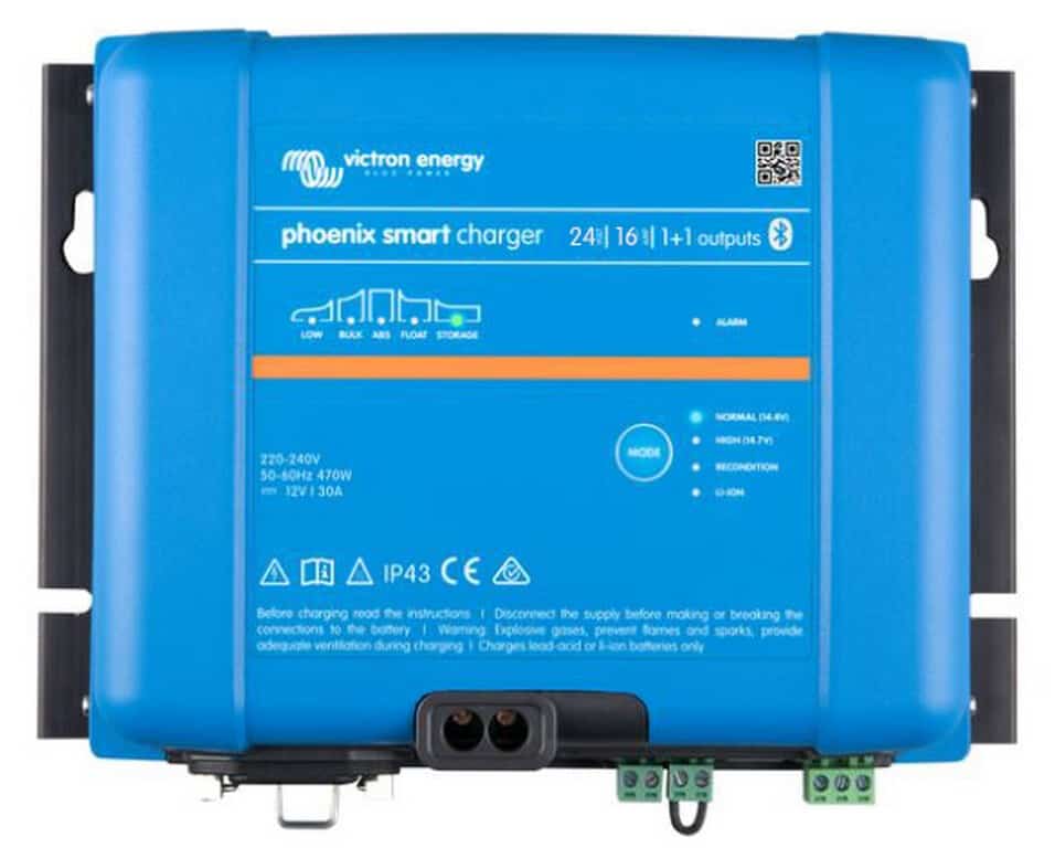 Victron Phoenix Smart lader 24/16 (1+1) IP43 120-240V