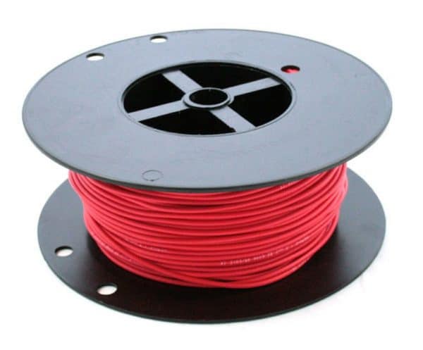 Accukabel rood 6mm² rol 25 meter