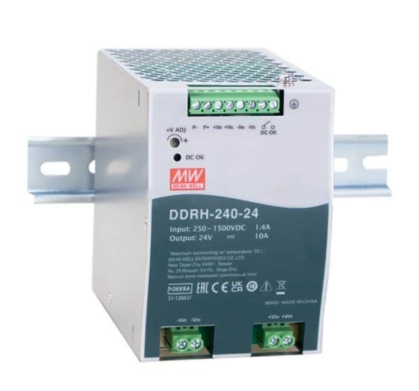Meanwell DC/DC omvormer 300-1500/24V din rail