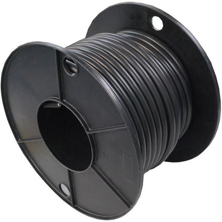Battery cable Black 16mm² roll of 50 meters