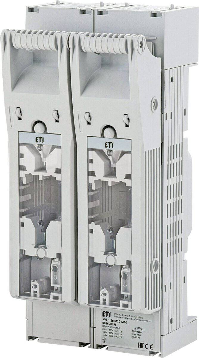ETI houder NH1 250A/1000Vdc tweepolig