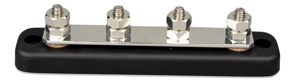 DC Verdeelrail 150A 4x M6 inclusief ABS kap