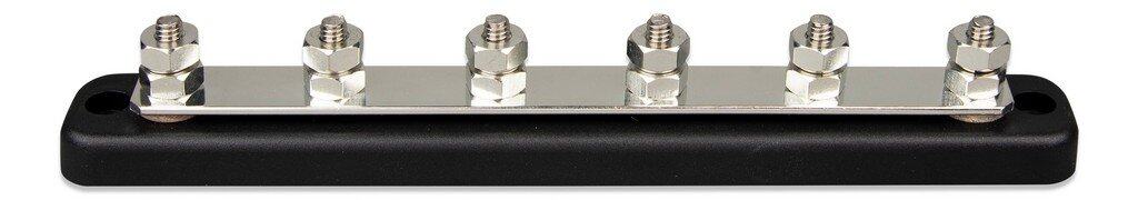 DC Verdeelrail 150A 6x M6 inclusief ABS kap