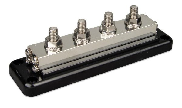 DC Verdeelrail 600A 4x M10 inclusief ABS kap