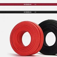 Cable solar rojo 6mm² rollo de 100 metros