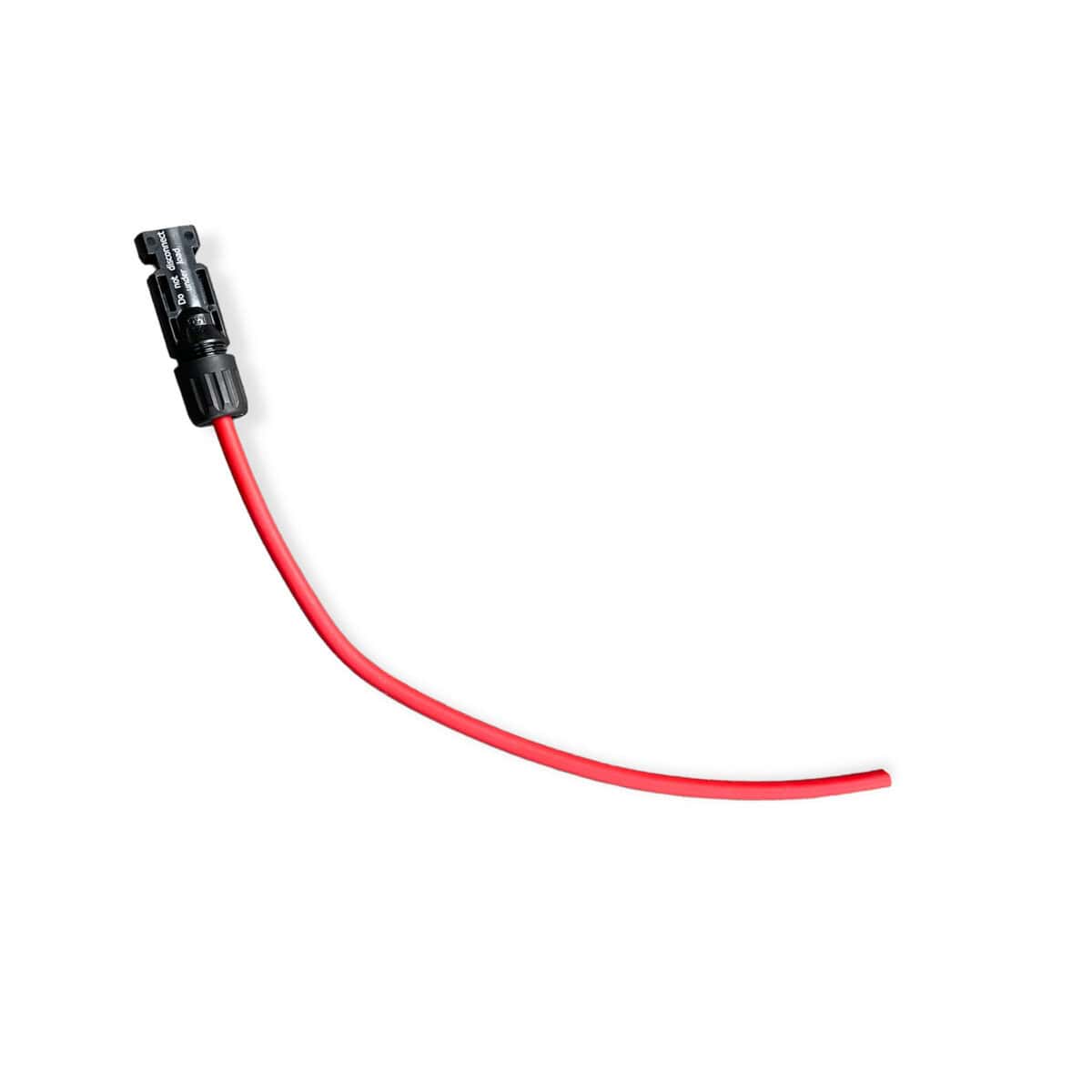 Kabel TopSolar o długości 30 cm Czerwony, otwarty koniec przewodu MC4 6 mm²