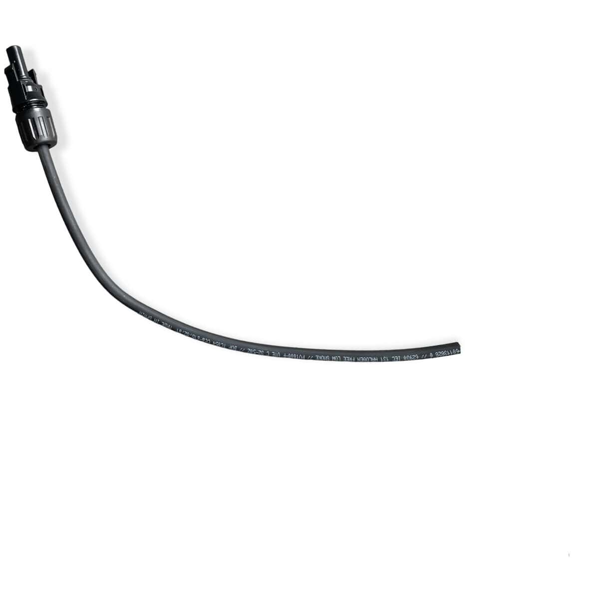 Kabel TopSolar o długości 30 cm, czarny, 6 mm² MC4, otwarty koniec przewodu