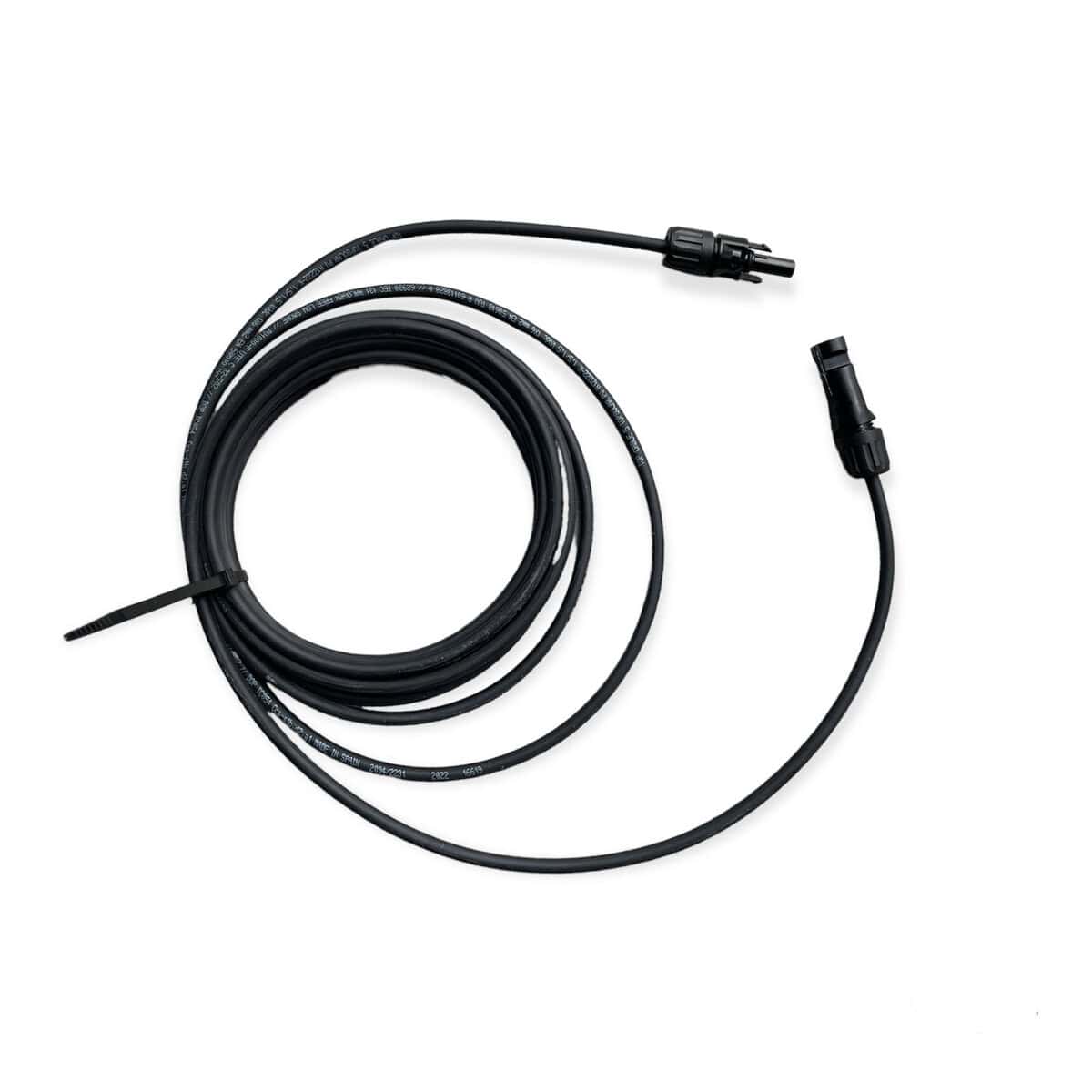 Kabel TopSolar o długości 5 metrów, czarny, 6 mm² MC4-MC4