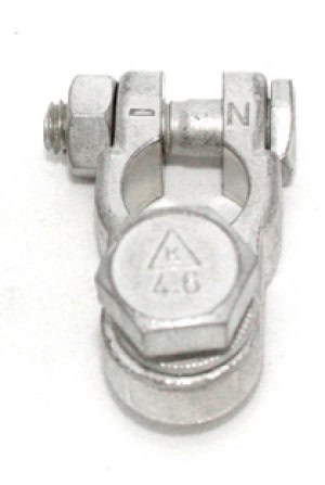 Battery terminal clamp M10 plus (+)