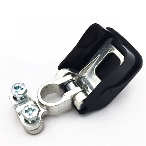 Battery terminal clamp quick release black