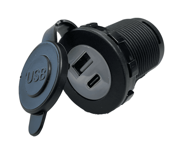 Built-in dual USB A+C without LED