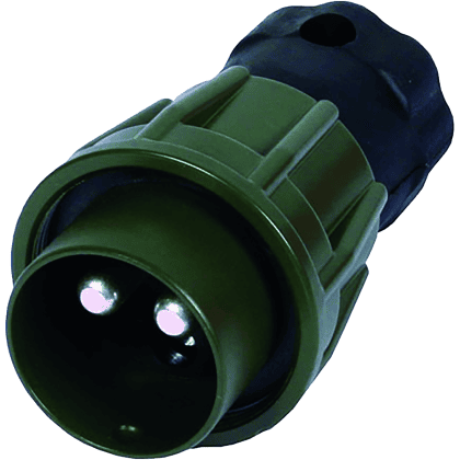 Fiche OTAN 35 mm² à 2 pôles avec bague à vis