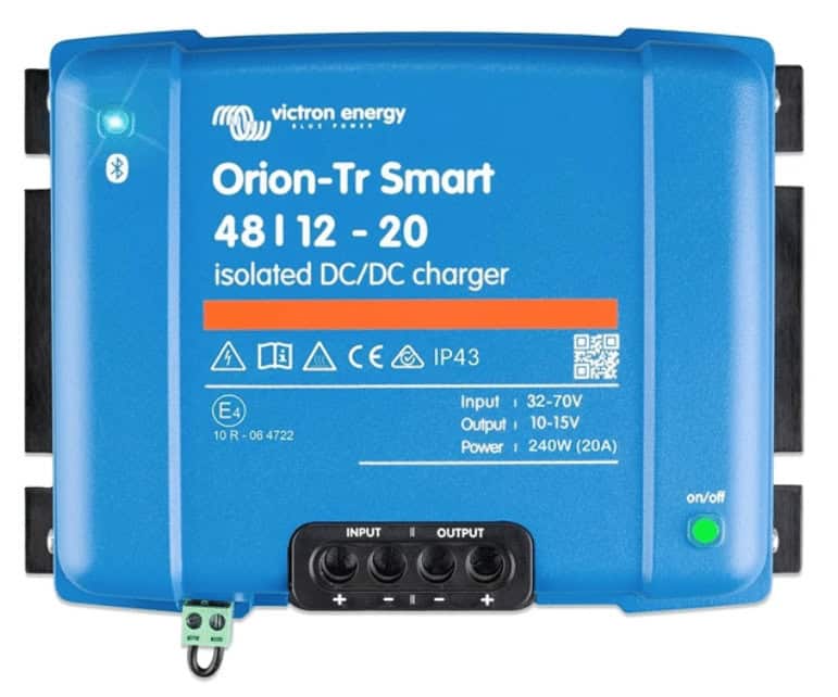 Cargador CC-CC aislado Orion-Tr Smart 48/12-20A