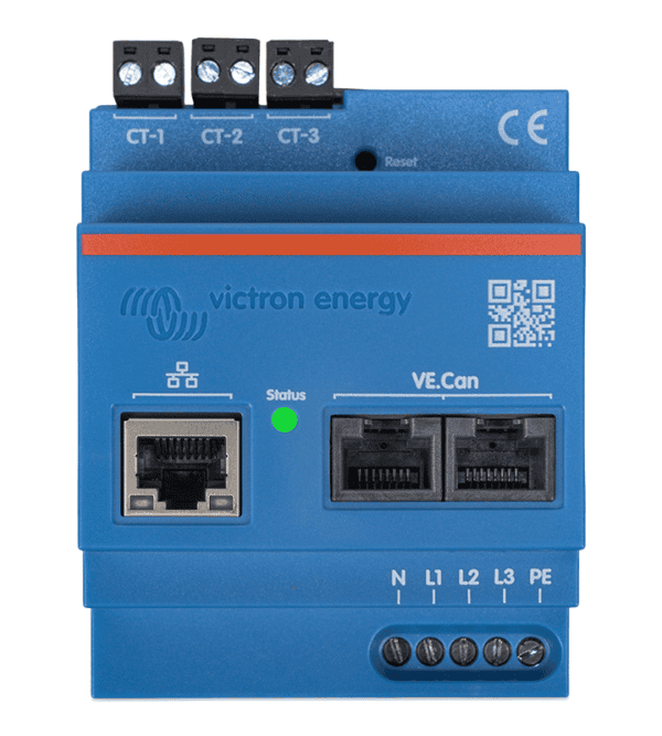 Contador de energía Victron VM-3P75CT trifásico