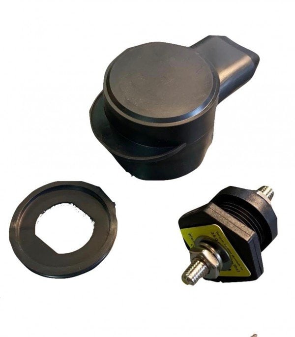 Gleichstromverteiler und Durchführung M10 Schwarz