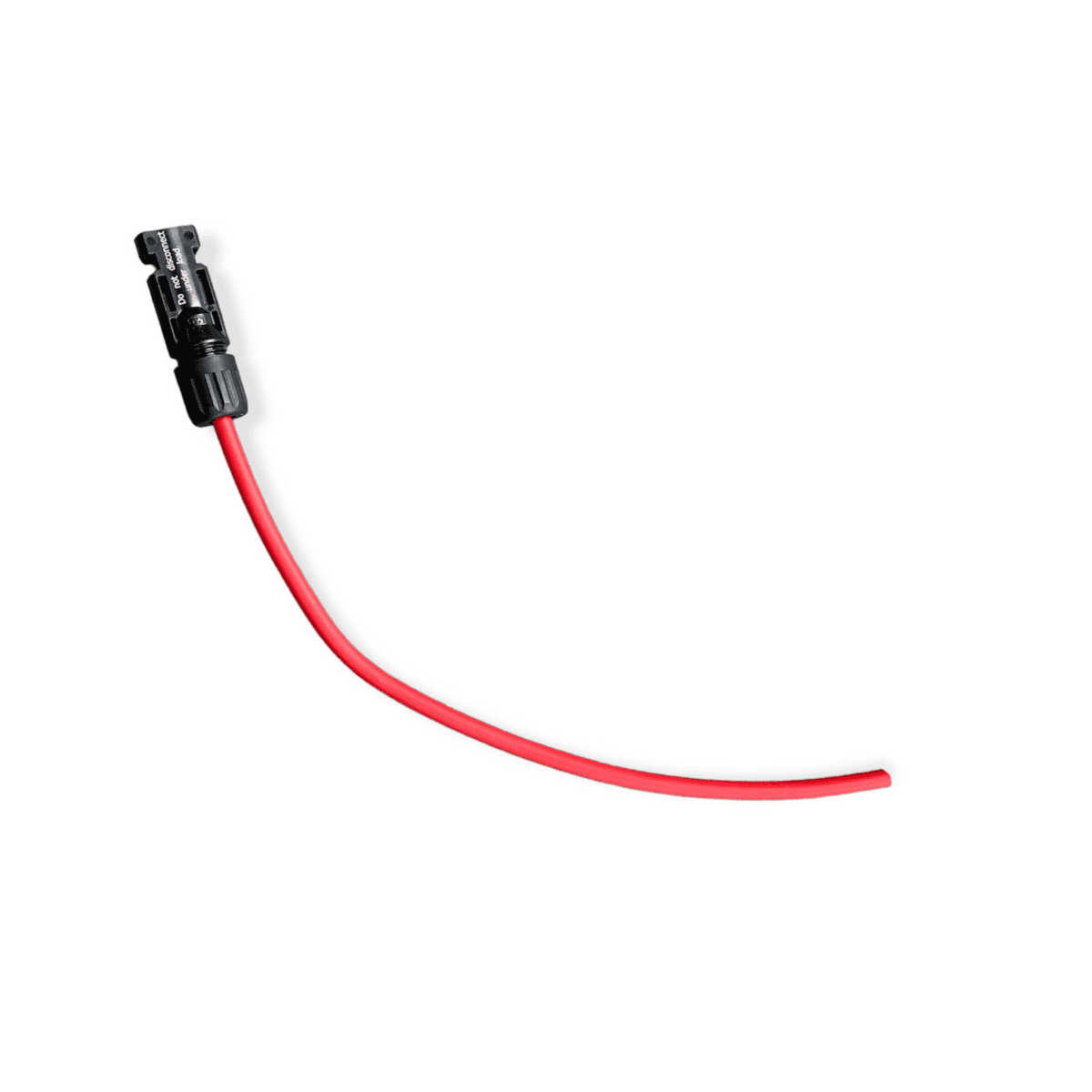 TopSolar Kabelverlängerung 30 cm Rot 6mm² MC4 offener Drahtanschluss