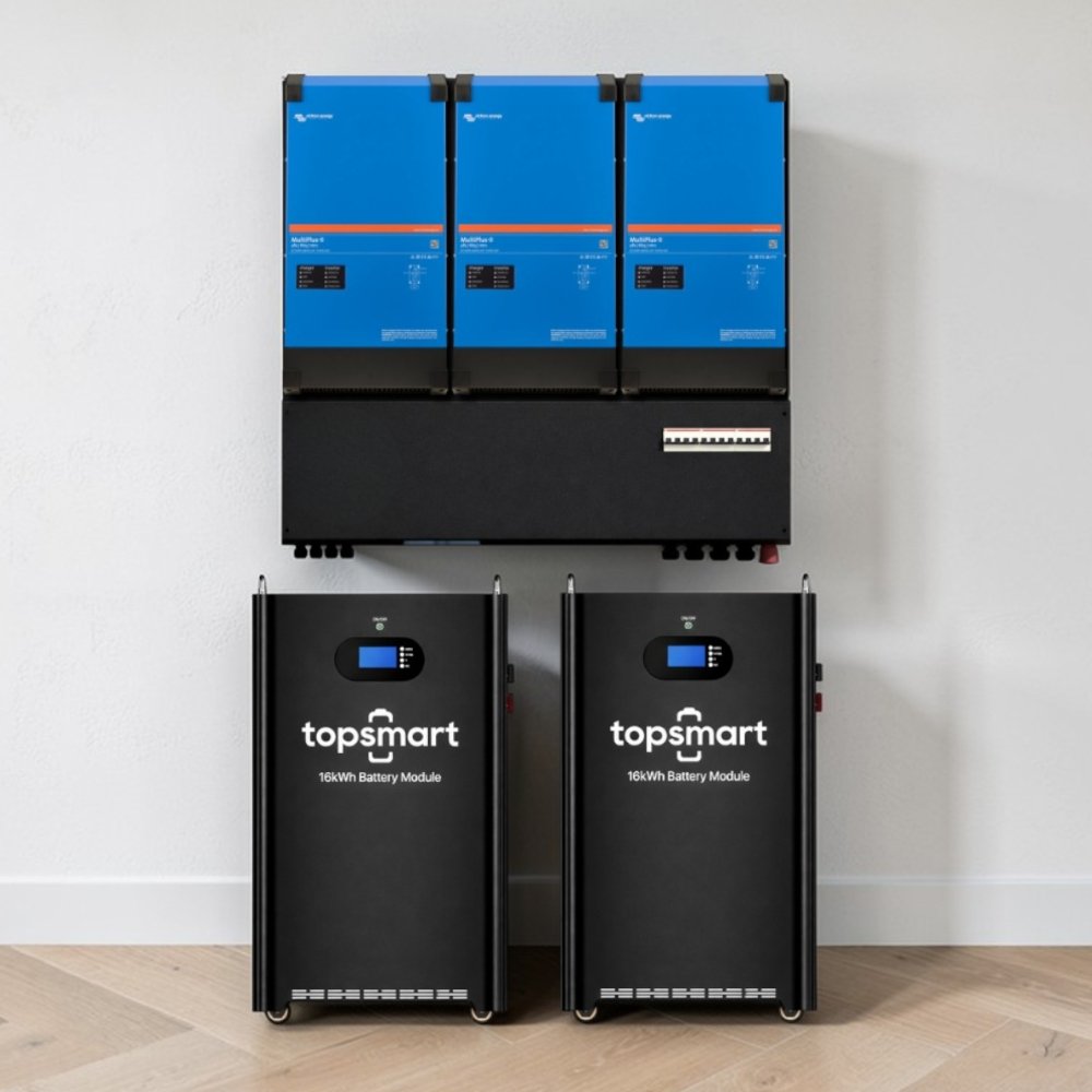 Batterie TopSmart ESS triphasée 15 kW 32 kWh GX pour la maison intelligente