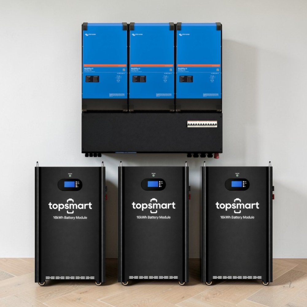 Batterie TopSmart ESS triphasée 15 kW 48 kWh pour la maison intelligente