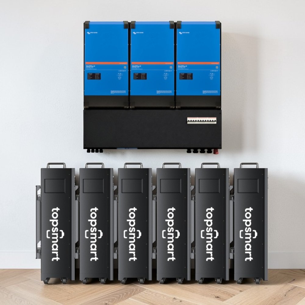 Batterie TopSmart ESS triphasée 15 kW 96 kWh GX pour la maison intelligente