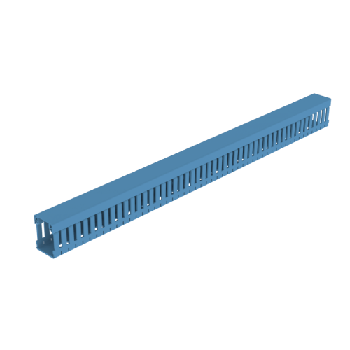 Kabelgoot blauw 42 x 30 mm