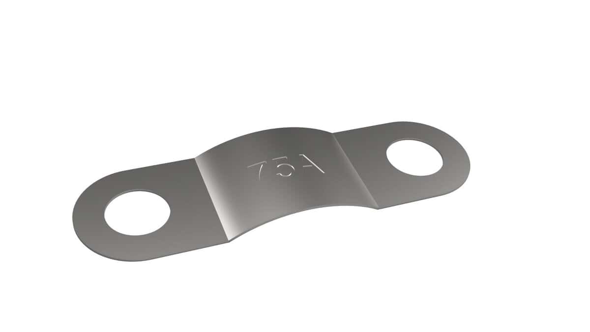 verbindingsplaat 75A (50mm afstand) set 10 stuks