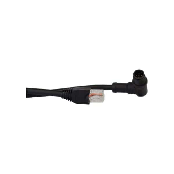 M12 CANOpen Macho 90 grados roto -90 grados a RJ45 1m