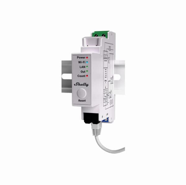 Medidor de energía Shelly Pro EM de 50 A con 1 transformador de corriente de 50 A