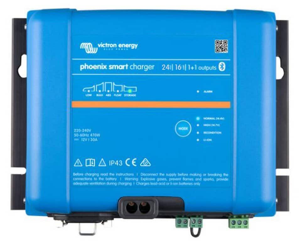 Cargador de baterías Victron Phoenix Smart IP43 24/16 (1+1) 120-240V
