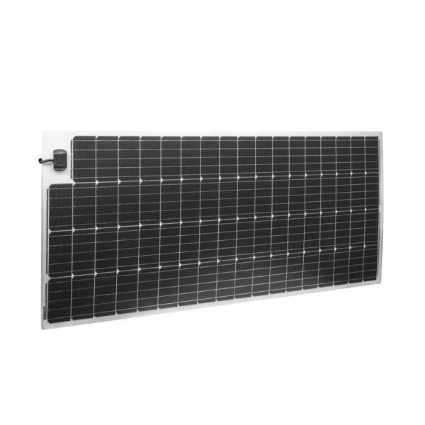 Panneau solaire semi-flexible 190 Wc, boîtier de jonction et câble inclus