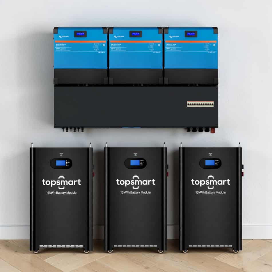 TopSmart ESS 3-phase 18kW RS 12kW Solar 48kWh The Smart Home Battery