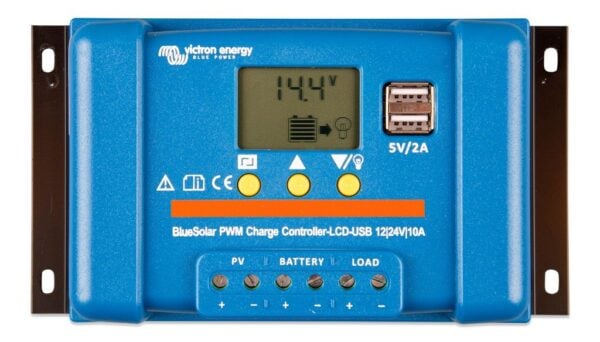 Victron BlueSolar PWM 12/24V-10A LCD y USB