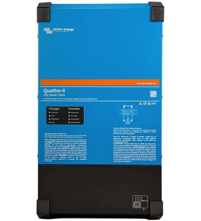 Victron Quattro-II 24/3000/70-50/50 2x120V
