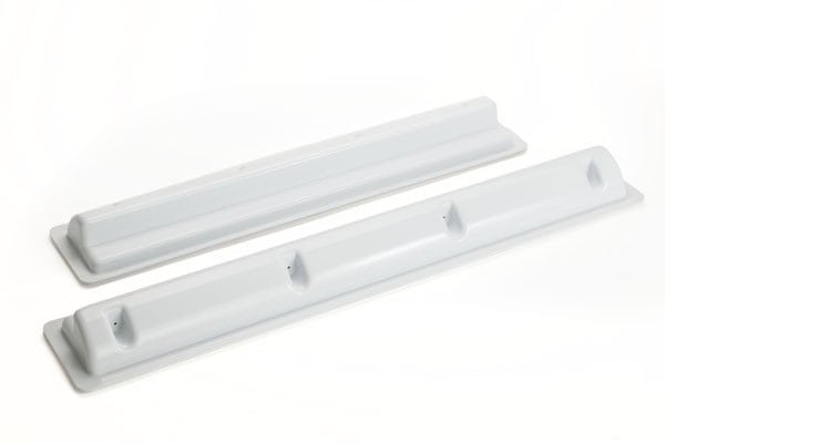 Solara mounting spoiler HS68/W (white 2pcs)