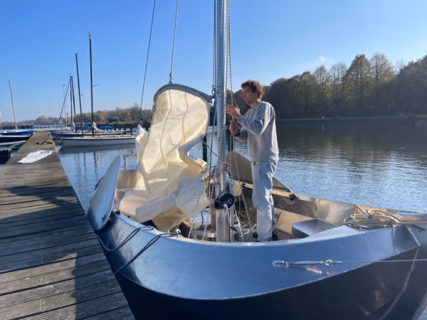 ZWS Tjotter 500 – aluminium zeilboot en elektrische sloep - Afbeelding 3